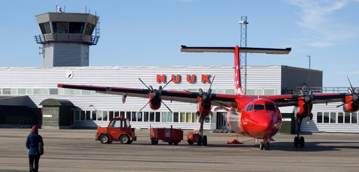 Nuuk airport.