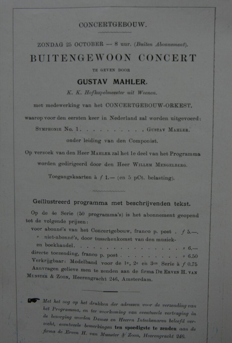 Programmaboekje 1903.