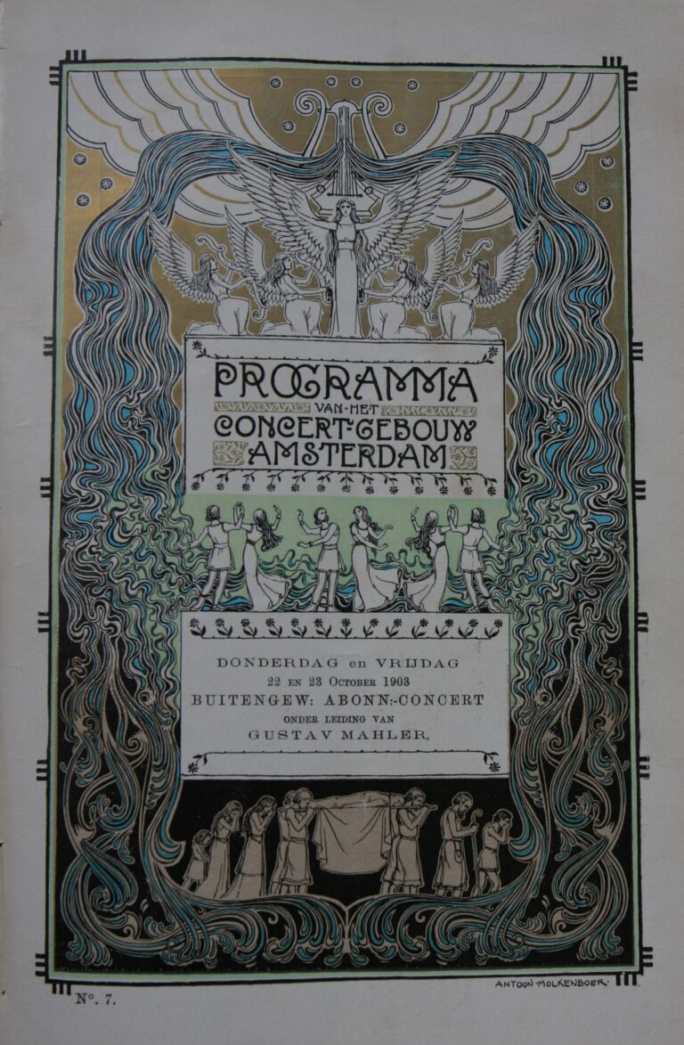 Programmaboekje 22 en 23 oktober 1903.