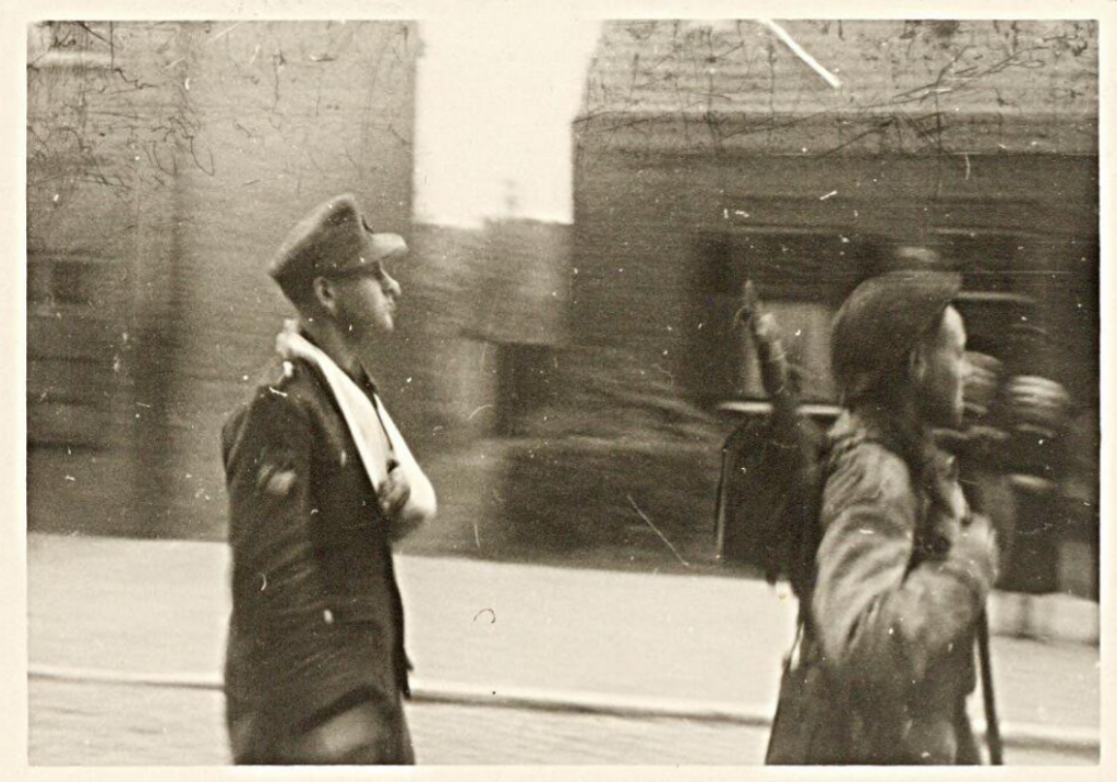 1944 St. Josephstraat gewonde Duitser.