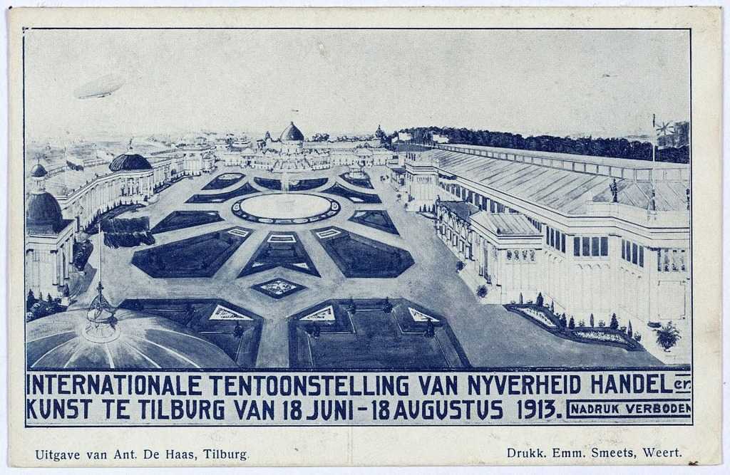 1913 Eeuwfeest Nijverheid, Handel en Kunst in Tilburg.