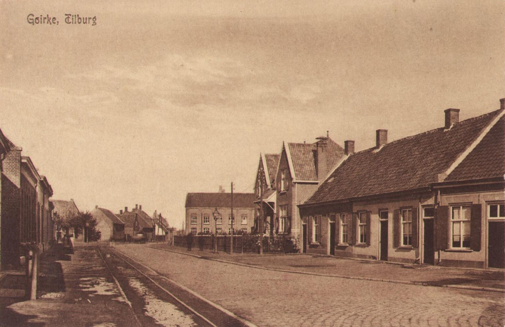 1915 Trambaan op de Goirkekanaaldijk.