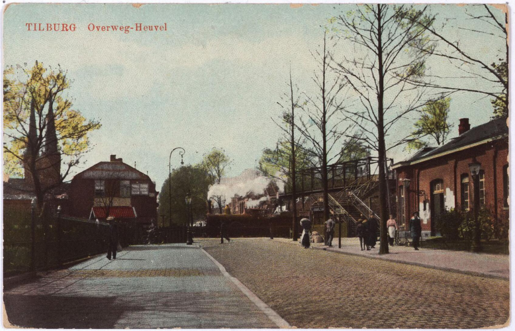 1917 Voetgangersbrug Koestraat - Heuvel.