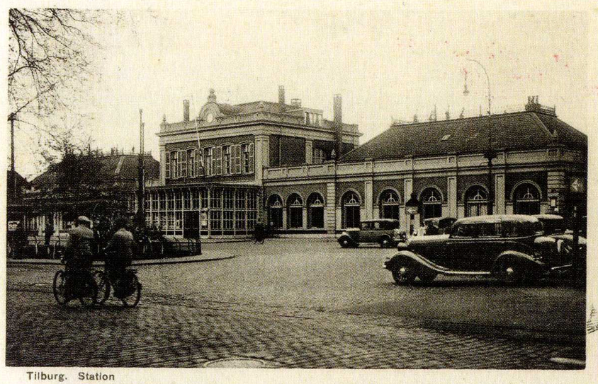 1933 Spoorstation Tilburg Centrum (Spoorlaan).
