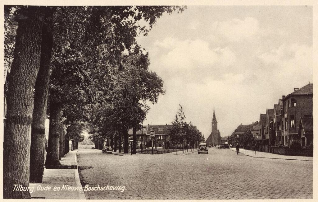 1937 Oude Bosscheweg en Nieuwe Bosscheweg.
