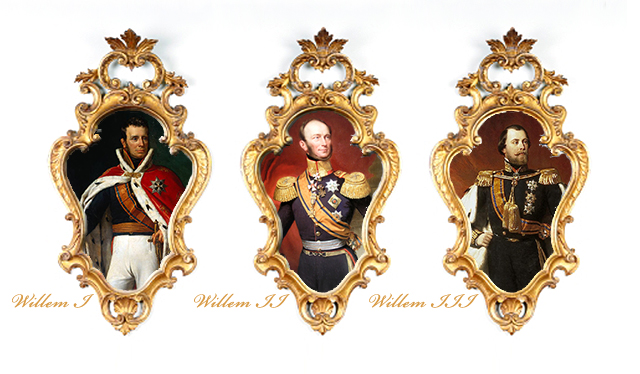 Willem I, Willem II en Willem III.I