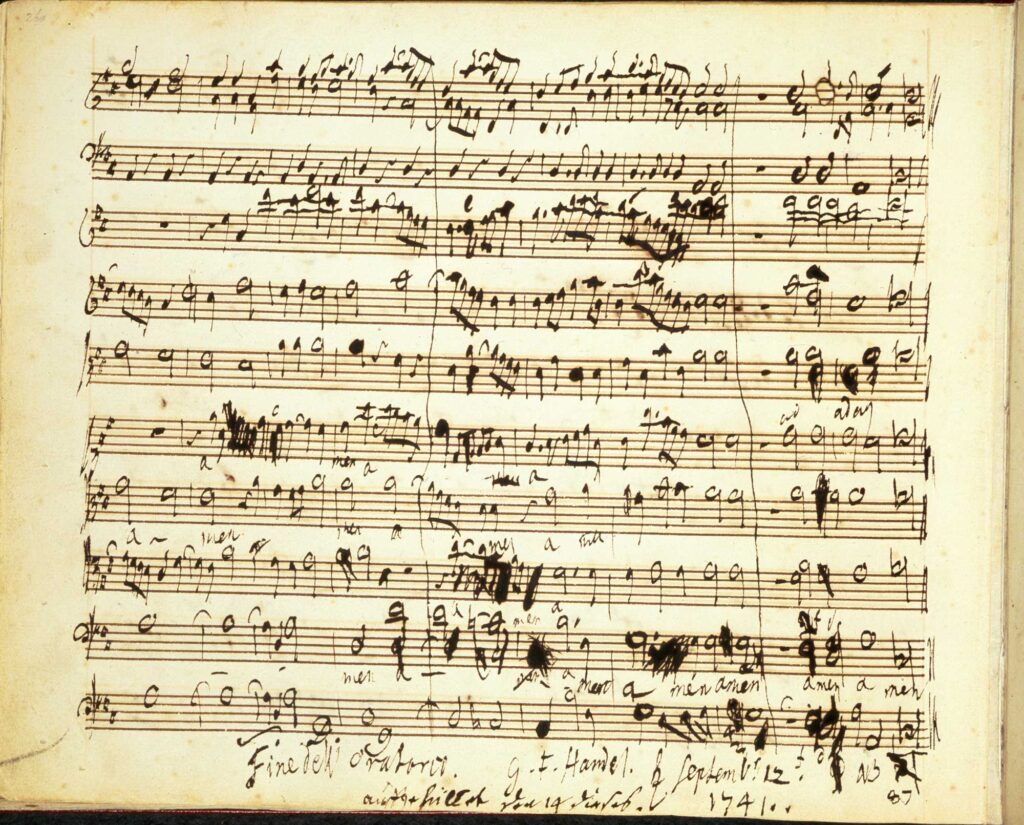 Handel - Messiah partituur