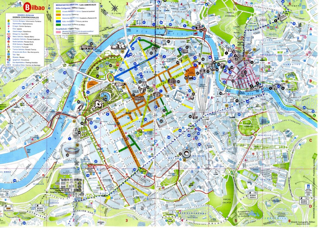 Bilbao city map 1