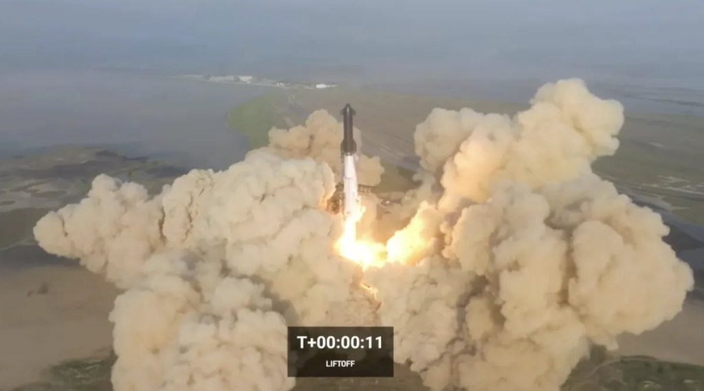 Liftoff Starship 20-04-2023