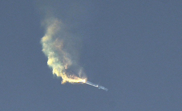 Liftoff Starship flip 20-04-2023