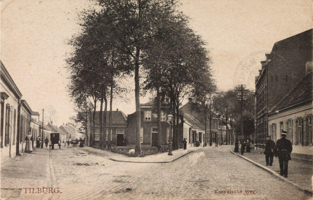 Vincent van Gogh in Tilburg, Sint Annaplein in 1905.