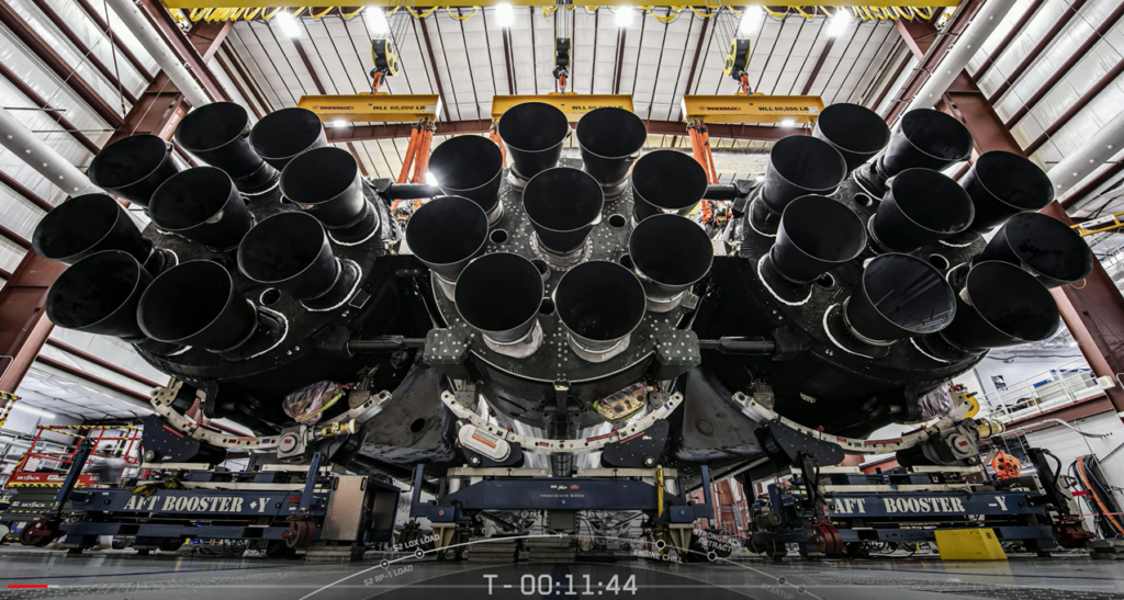 Engines Falcon Heavy Jupiter 3