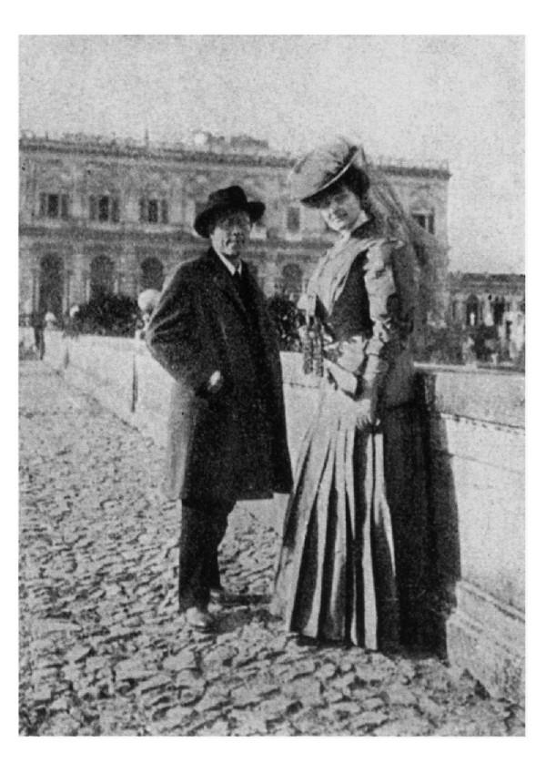 Gustav en Alma Mahler in Rome 1907