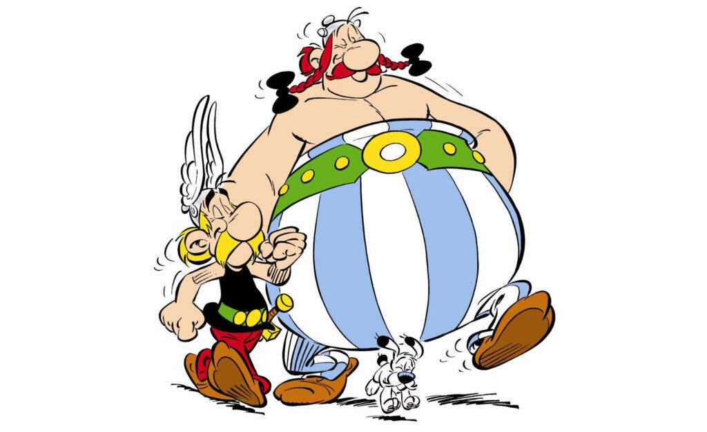 Astérix, Obelix en Idéfix