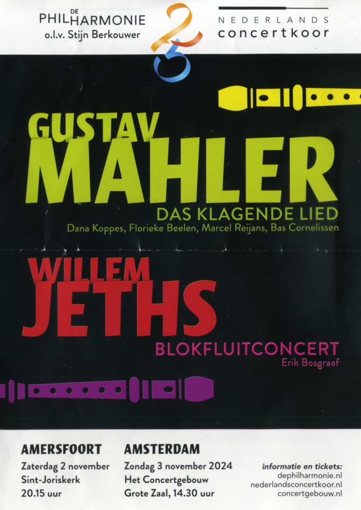 Das klagende Lied, Amsterdam 03-11-2024