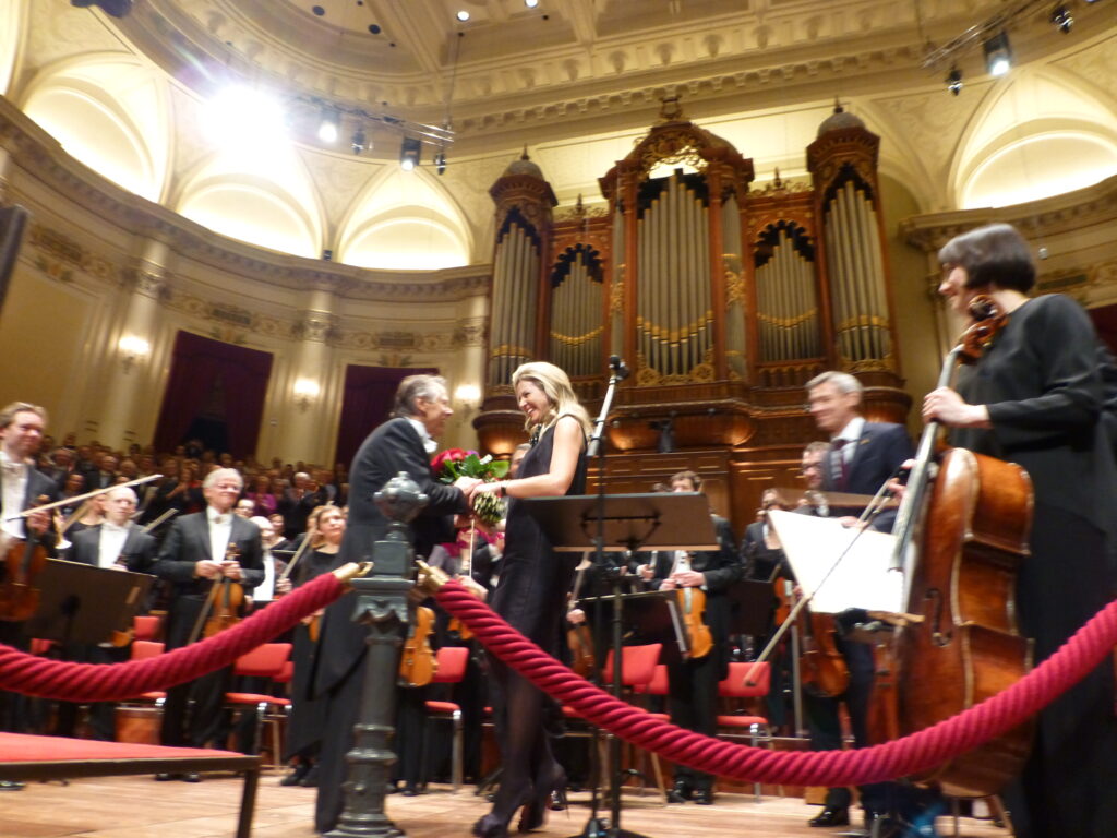 Her Majesty Queen Máxima and Mariss Jansons (Farewell concert 2015)