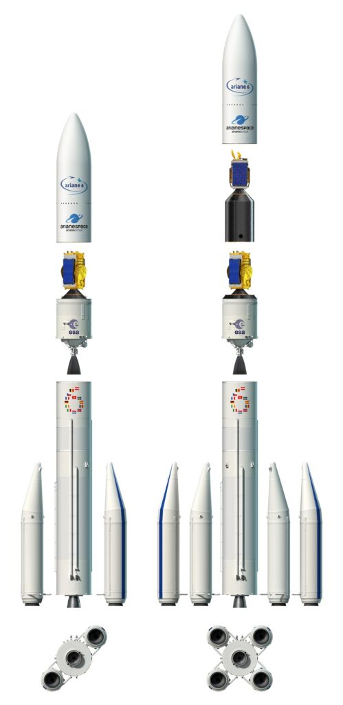Ariane 6 two configurations