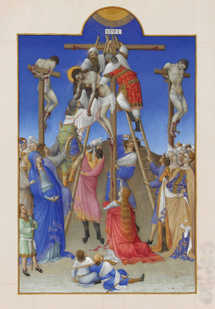 Les Très Riches Heures du Duc de Berry - De kruisafneming