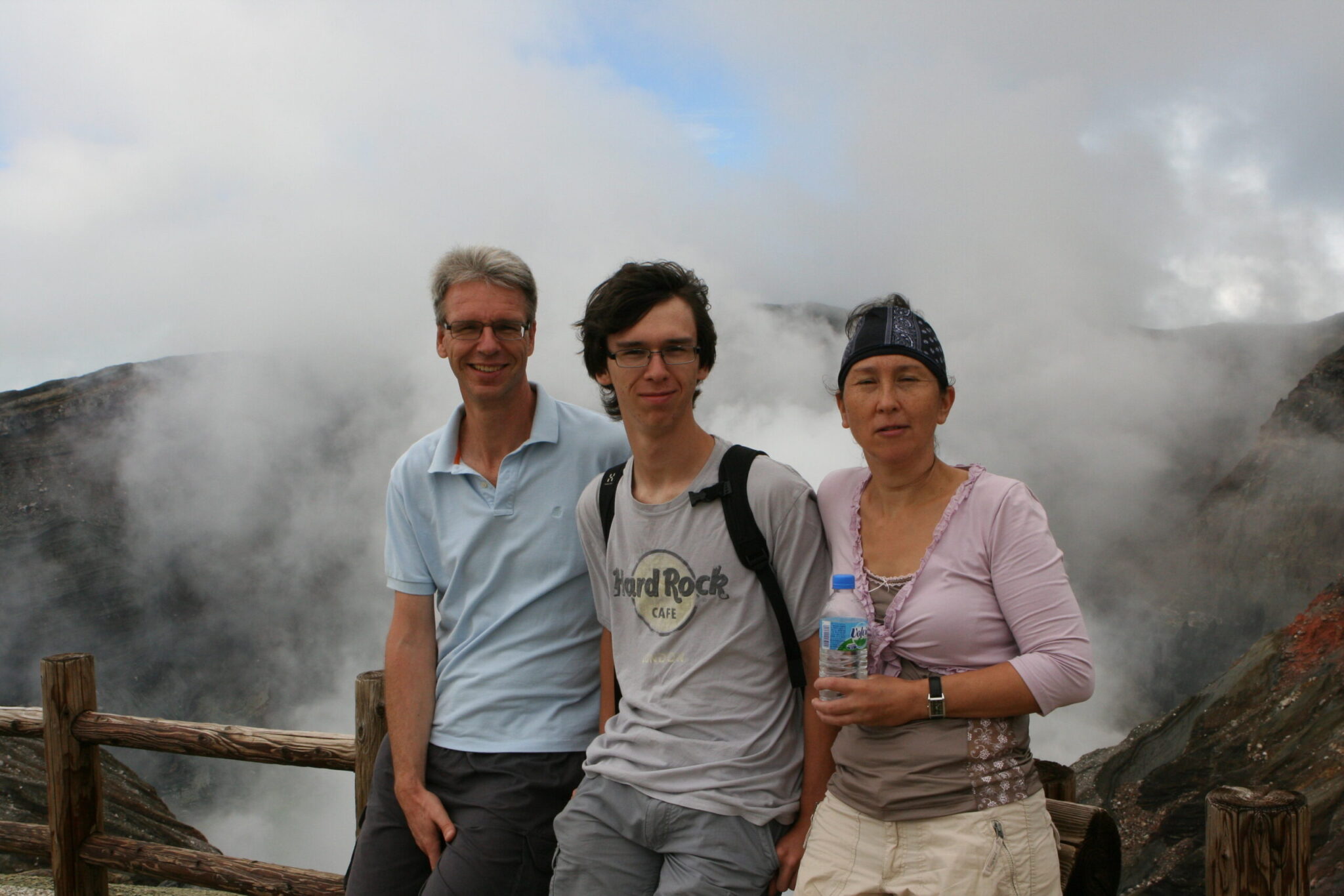 Bert, Wouter en Judith (2010, Japan).