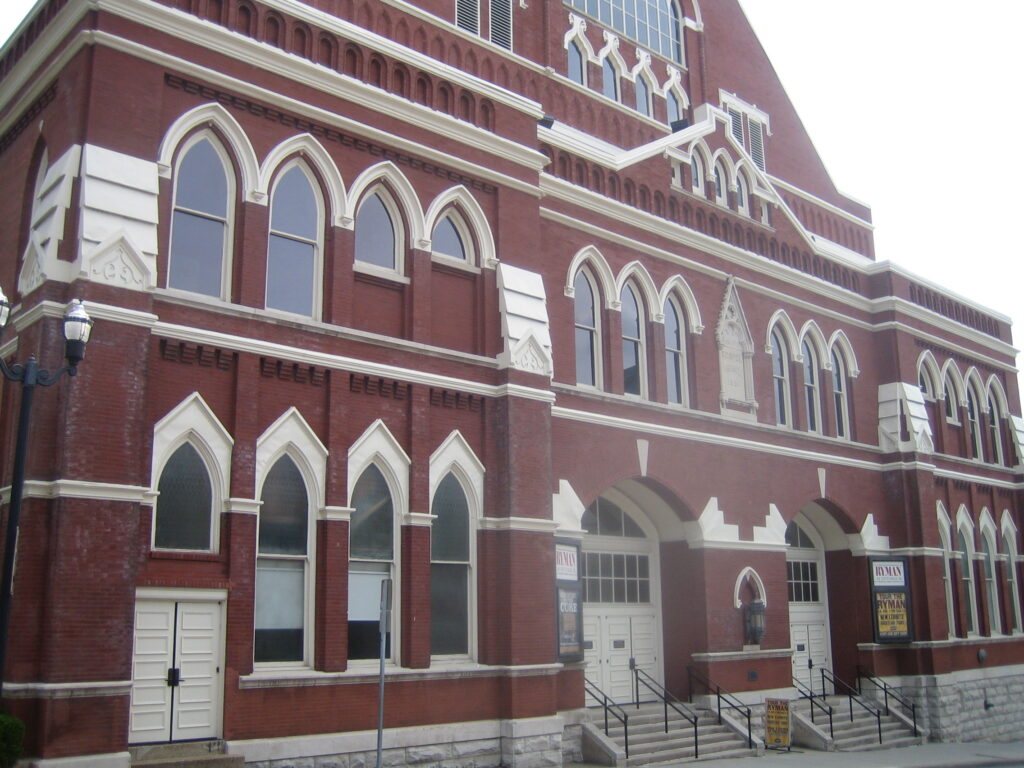 Ryman Auditorium.